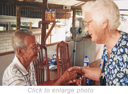 In 2006, Julie's adoptive mother brought her back to Sungai Buloh in search of her roots.